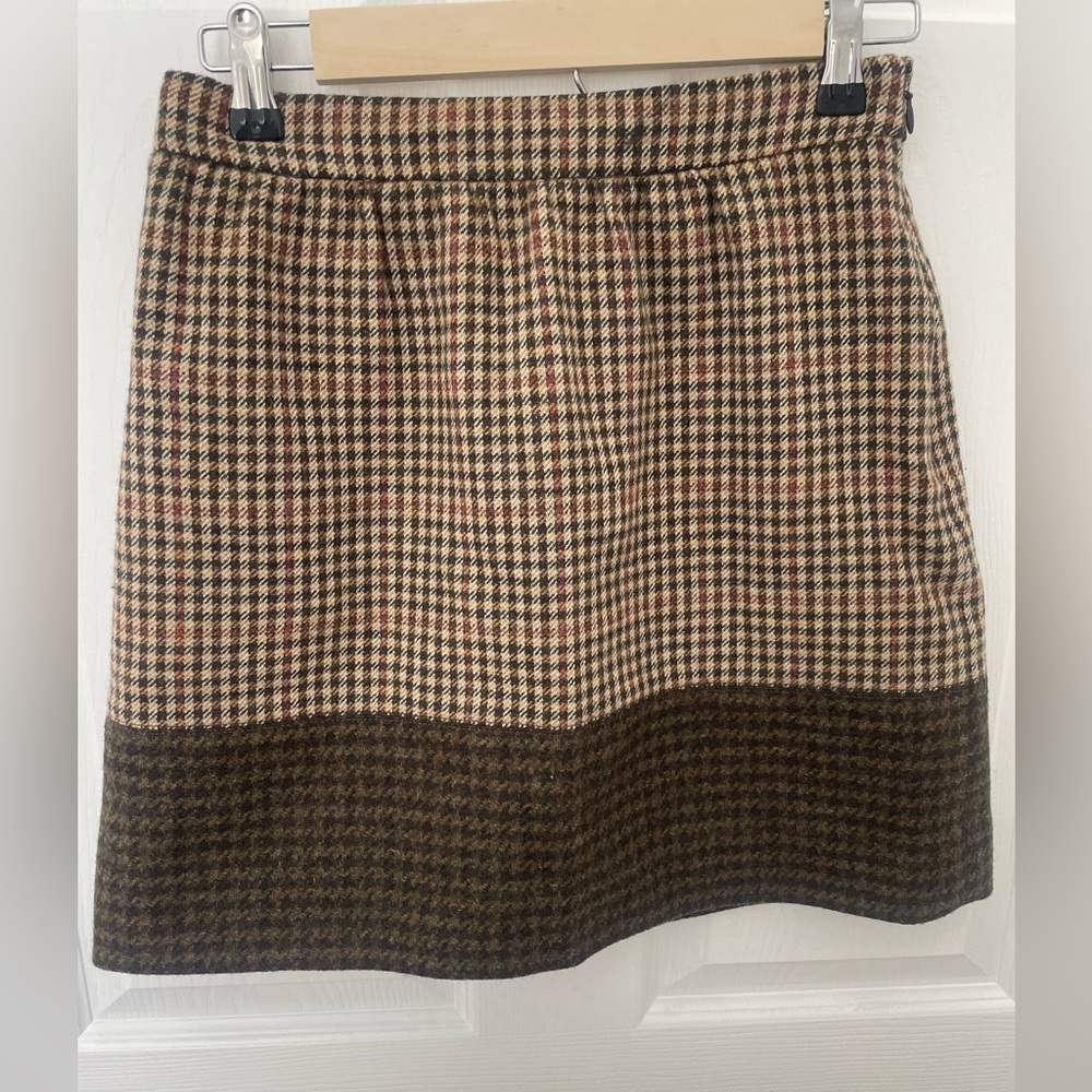 J Crew tweed skirt